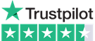 4.5 star Trustpilot logo