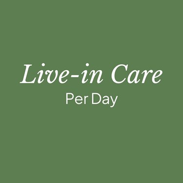 live in care per day rate in mansfield & ashfield