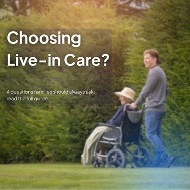 live in care in mansfield ashfield. right choice for you