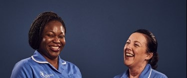 Carers laughing 2HERO
