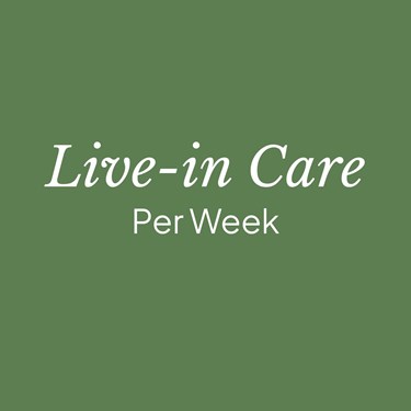 live in care per week for individual and couples