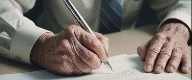 Signing a document