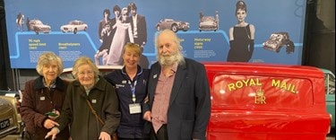 Elderly visiting the British Motor Museum