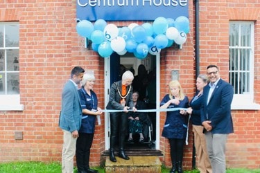 Ribbon cutting from open day