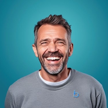 Smiling male headshot