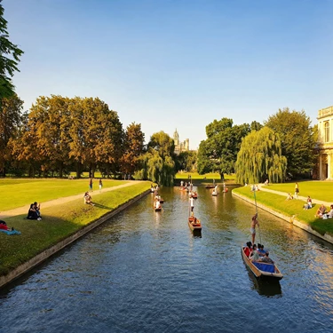 Local Park, Jesus Green in Cambridge