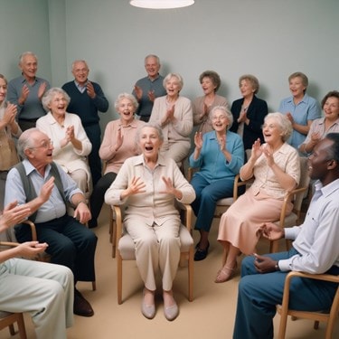 Support group singing