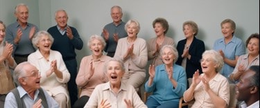 Support group singing