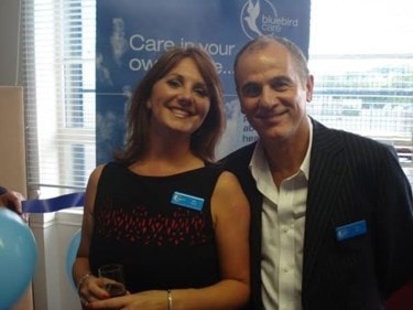Picture of Jane and John at the launch party in 2008