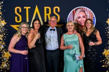 Group photo at the Stars of Social Care Awards