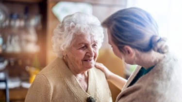 customer with live in carer