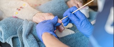 Close up image of cuticle care