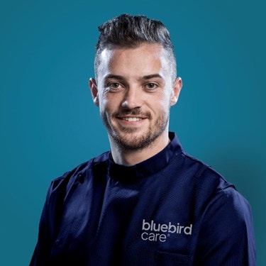 male care expert in uniform