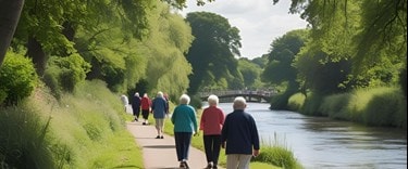 Wellbeing walks in Walton on Thames