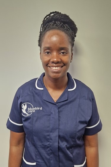 Ilet Chipoka supervisor for Bluebird care devon