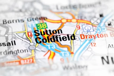 Map of Sutton Coldfield
