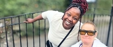 Care professional providing personalised home care in Mansfield