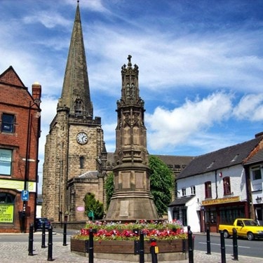 War Memorial located in Uttoxeter, Staffordshire