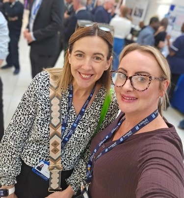 Kelly and Catherine at MKUH