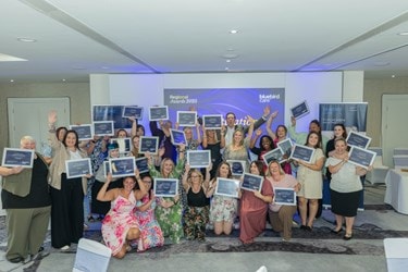 Group photo from awards