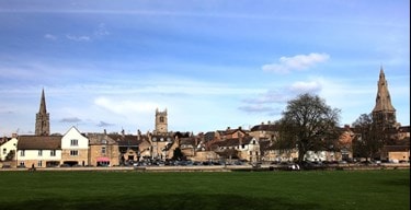 Scenic view of buildings in Stamford East Midlands 