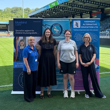 Bluebird Care partners with Wycombe Wanderers Foundation to support their SEND Cafe.