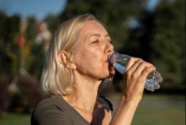 Sipping water