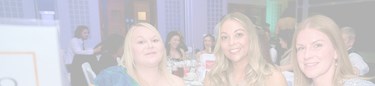 Jade, Sophie and Sheree at the Stars of Social Care Awards