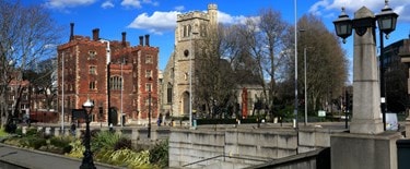 Lambeth Castle & St Mary's Church UK