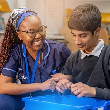 Bluebird Care supports pupils with learning difficulties at Osborne School in Winchester