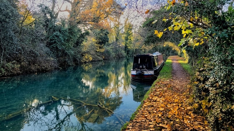 Canal in West Midlands UK