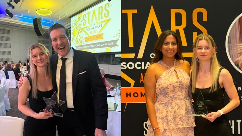 Bluebird Care Solihull stars of social care awards