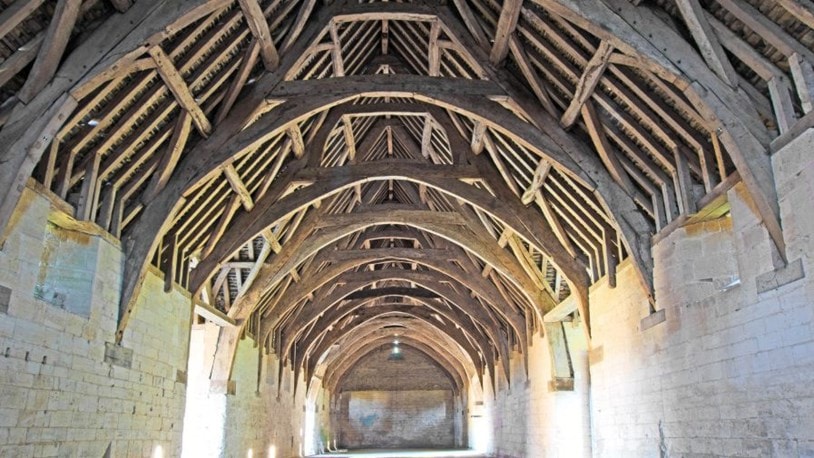 Medieval Barn in Winterbourne Uk