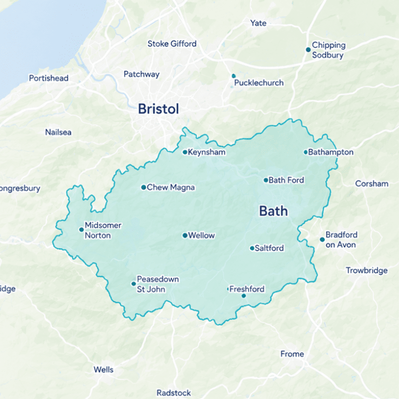Bath Areas We Cover