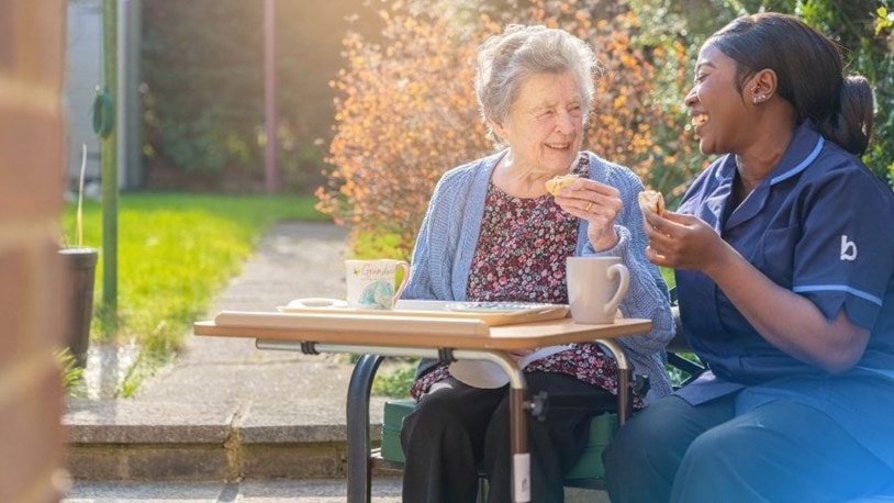 Bluebird Care team in Elmbridge offering dementia services