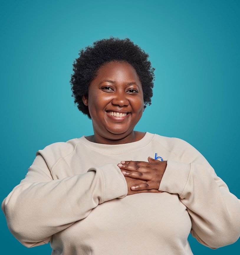 Smiling female headshot