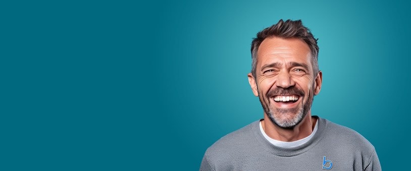 Smiling male headshot