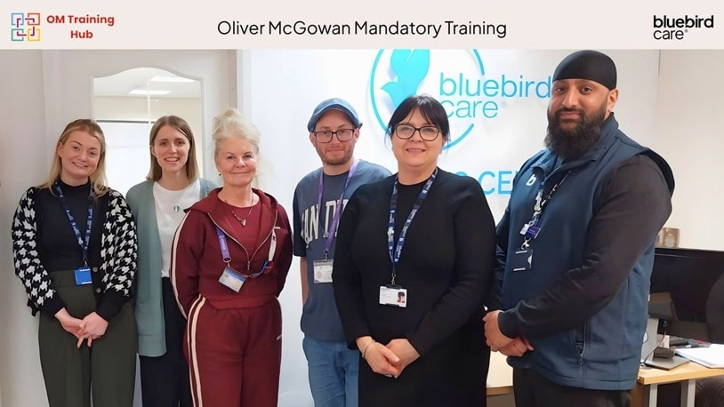 Bluebird Care South Gloucestershire Oliver McGowan training