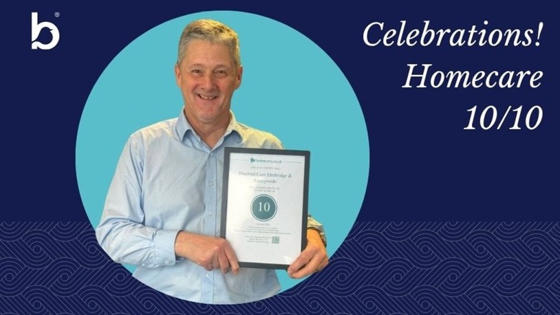 Homecare.co.uk recognition 10/10