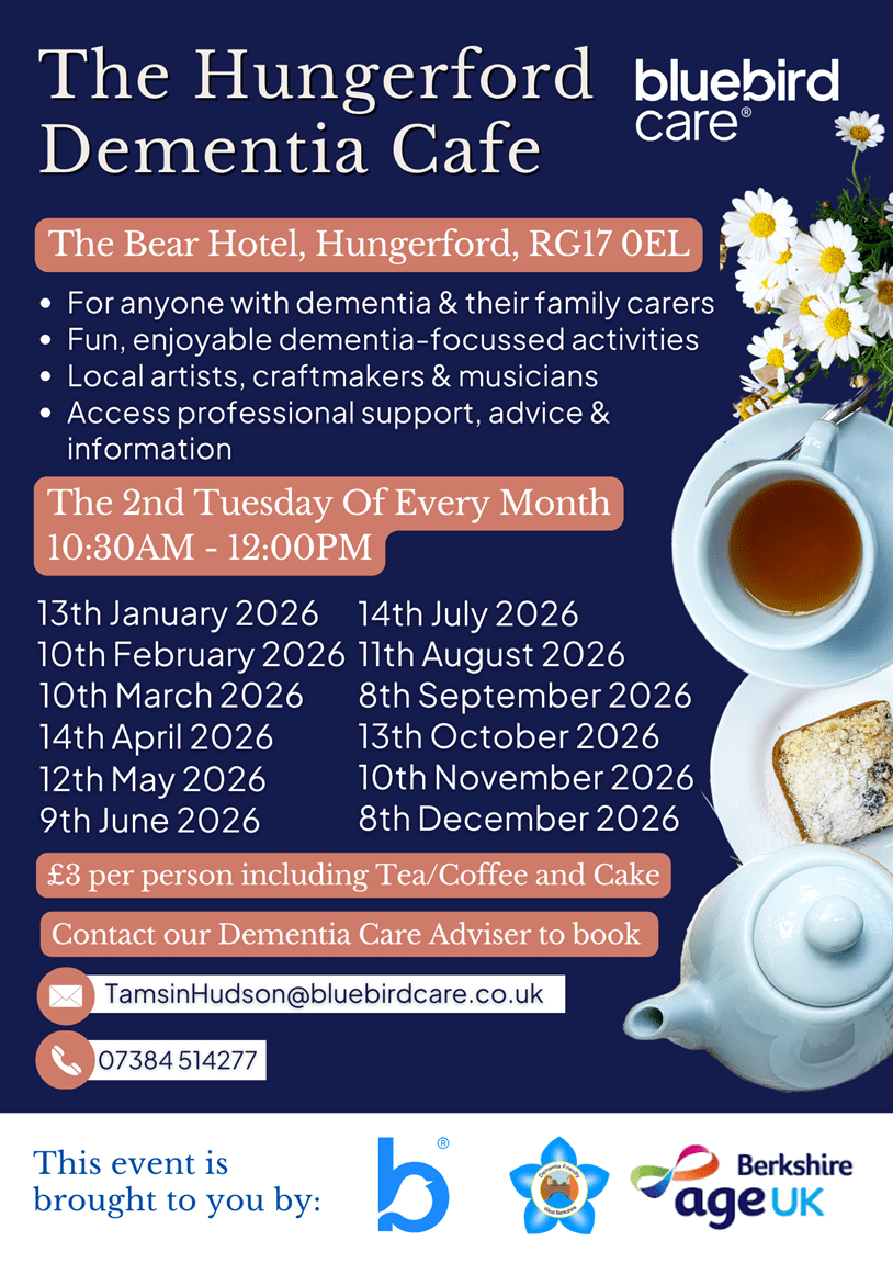 Hungerford Dementia Cafe flyer 2026