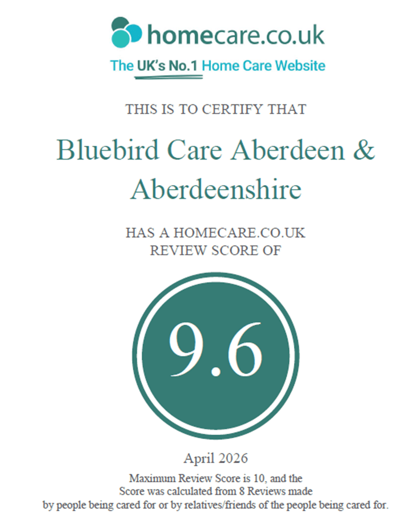 April Review Score for homecare.co.uk