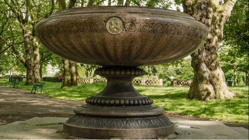 Granite Fountain Kennington Park, Lambeth
