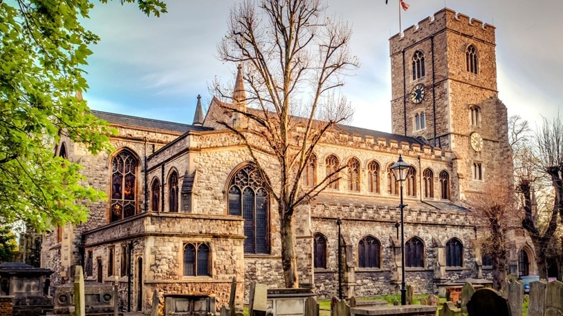 All saints church in Fulham