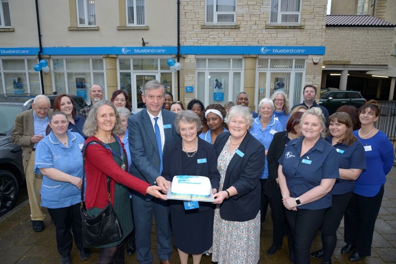 Bluebird Care Bradford on Avon celebrates 10th anniversary